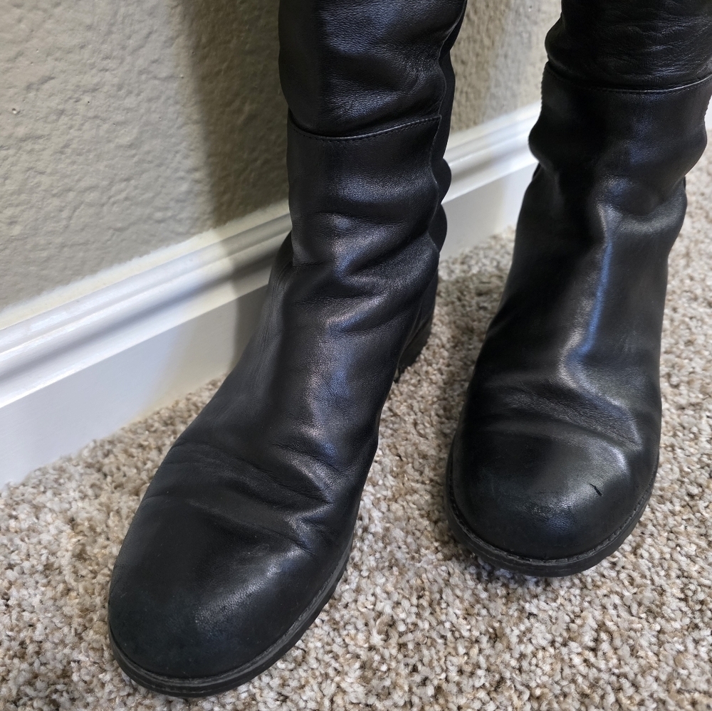 Stuart Weitzman 5050 Black Over the Knee Boots Size 7 - Picture 7 of 10